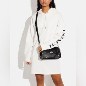 💝NEW💝 Coach Millie Shoulder Bag, Crossbody, Black, Silver Hardware